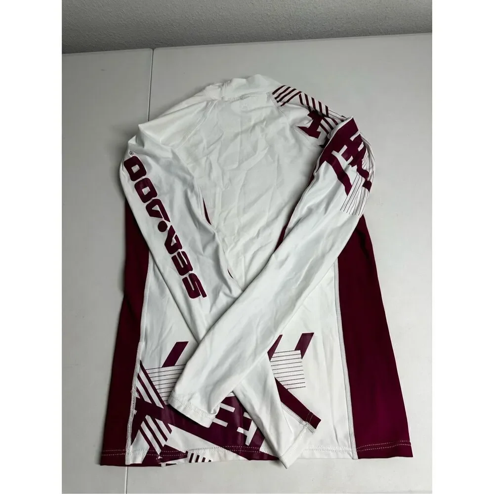 BRP Seadoo Rash Guard T-shirt Long sleeve Youth Size L EUC